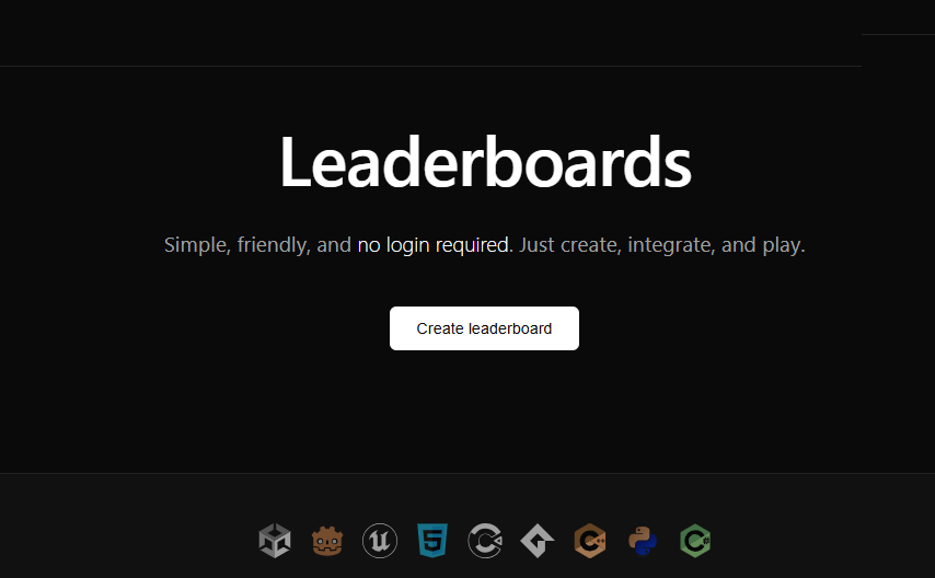 ScoreDrop - Simple Leaderboard API