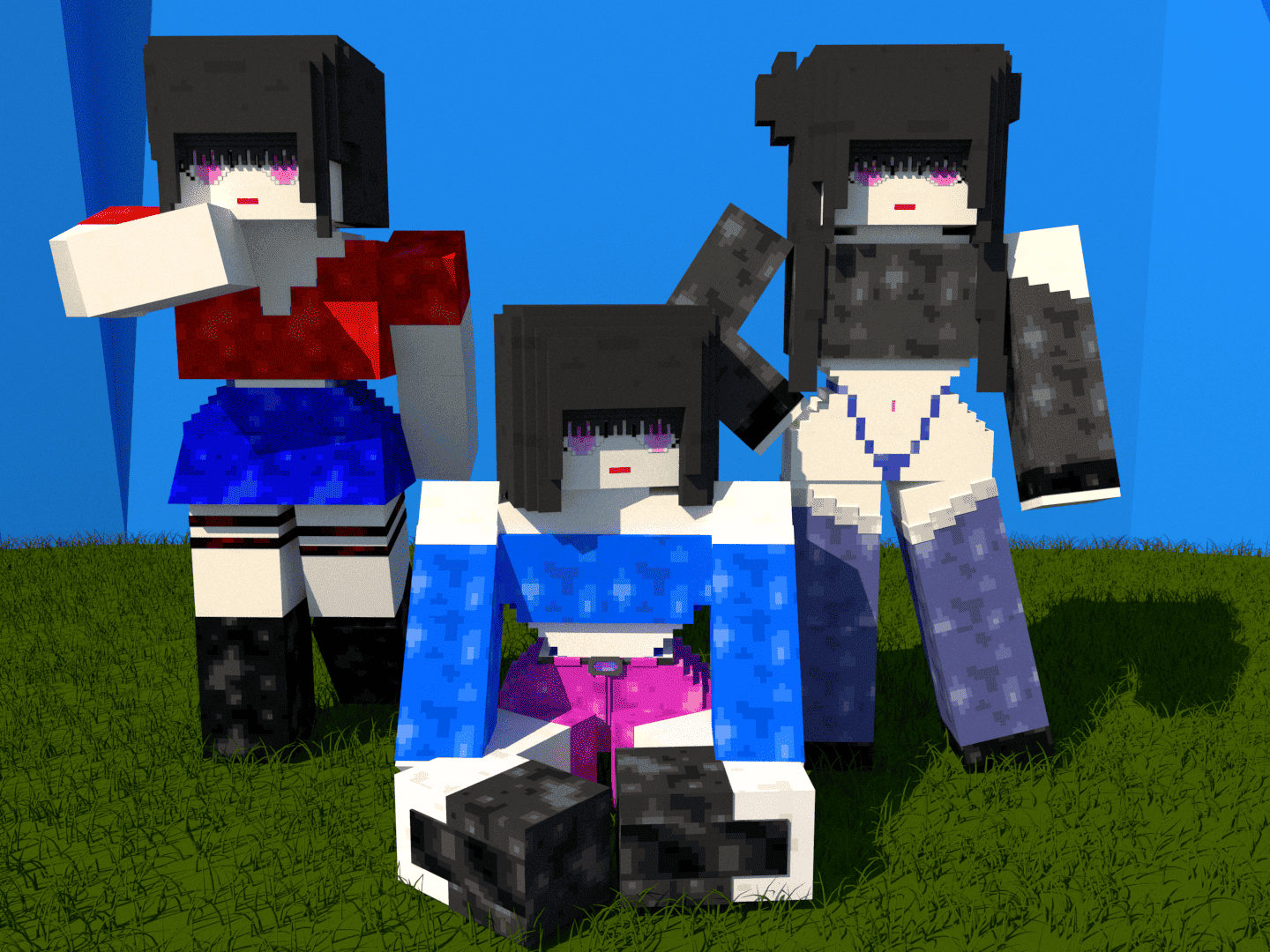 Voxel Stylized Female Character Pack